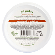 Pit Putty Natural Deodorant Cinnamon Cedarwood Tin - Back