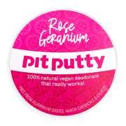 Rose Geranium Pit Putty Tin - Front