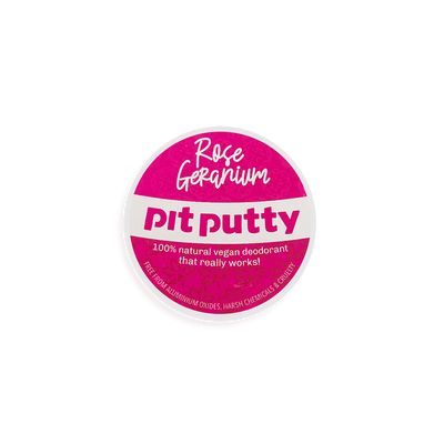 Rose Geranium Pit Putty Mini Tin - Front